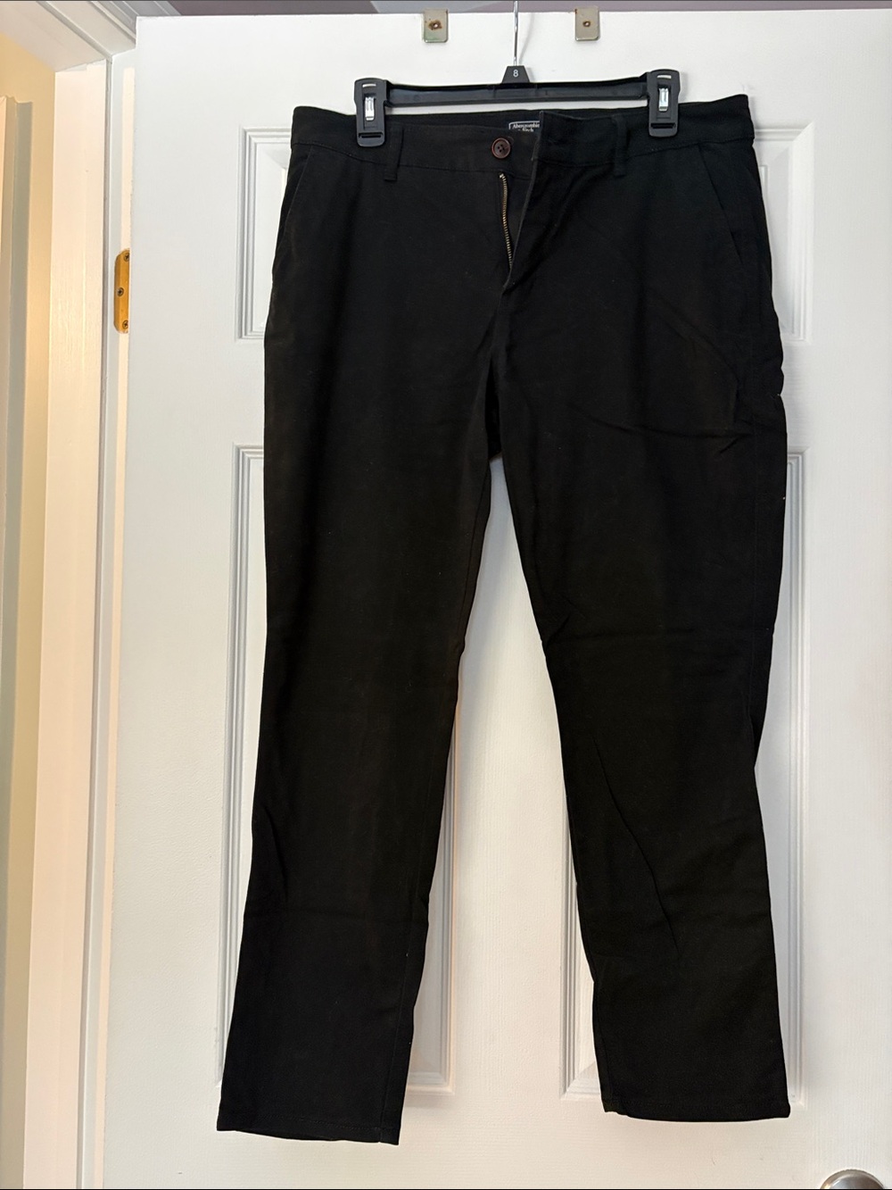 Abercrombie & Fitch Black Chino Pants